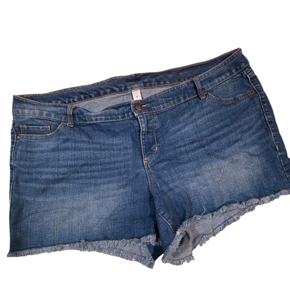 Old Navy Denim Blue Women Shorts Size 22 Plus